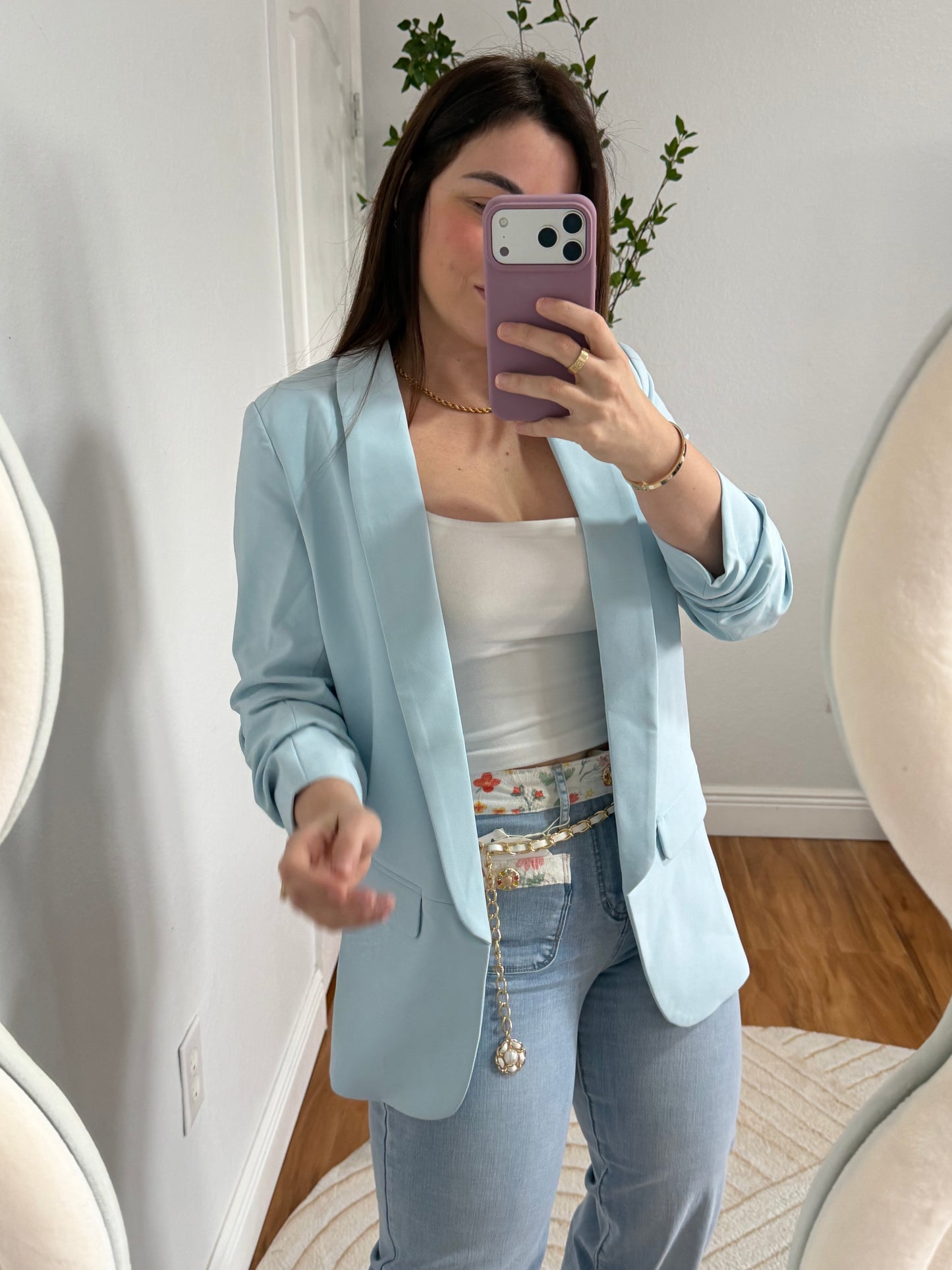 Blazer baby blue