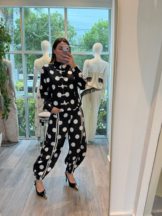 Polka black set
