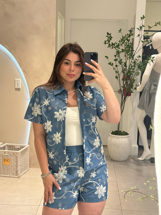 Leah Set denim
