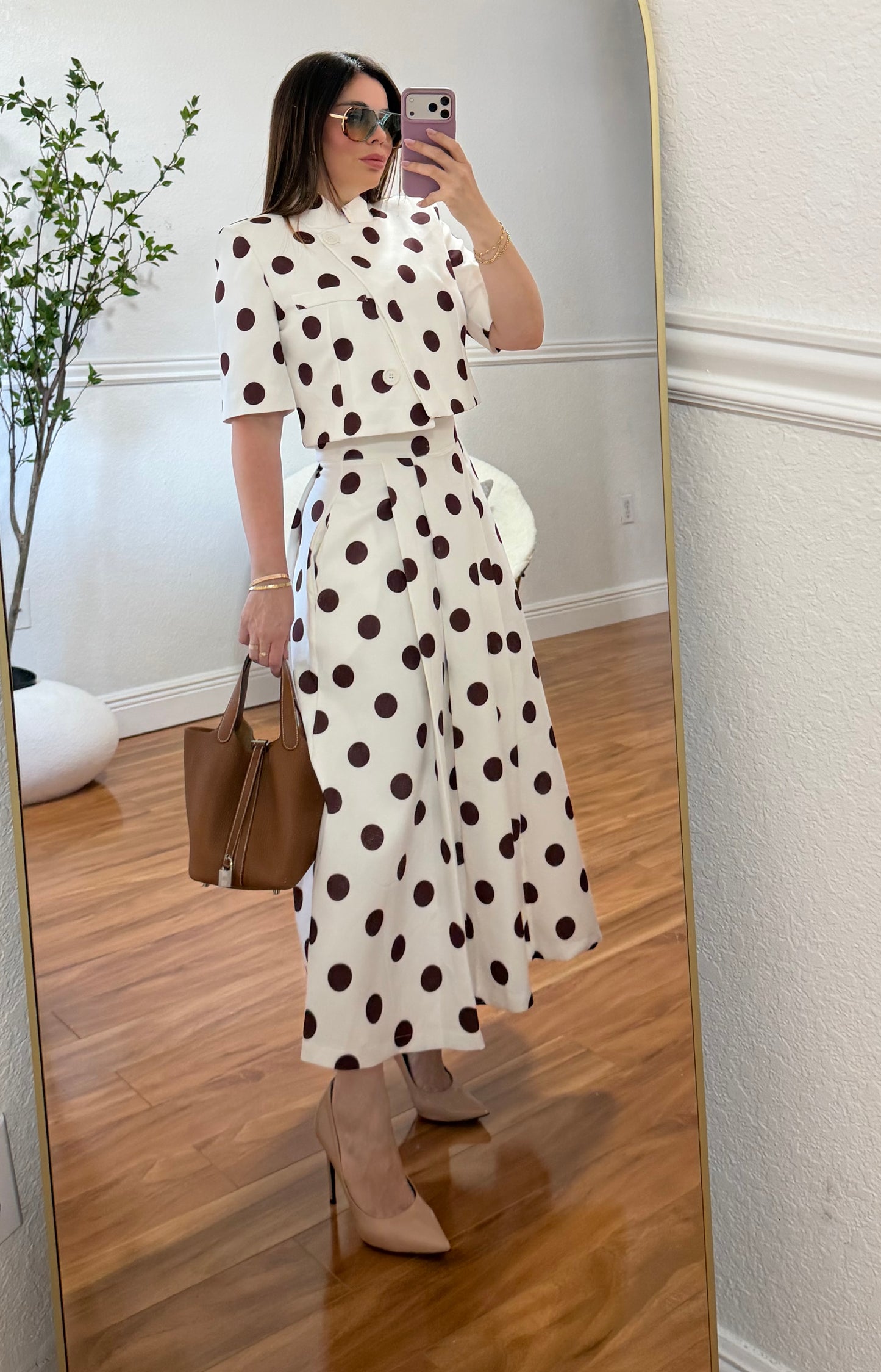 Polka dots vest
