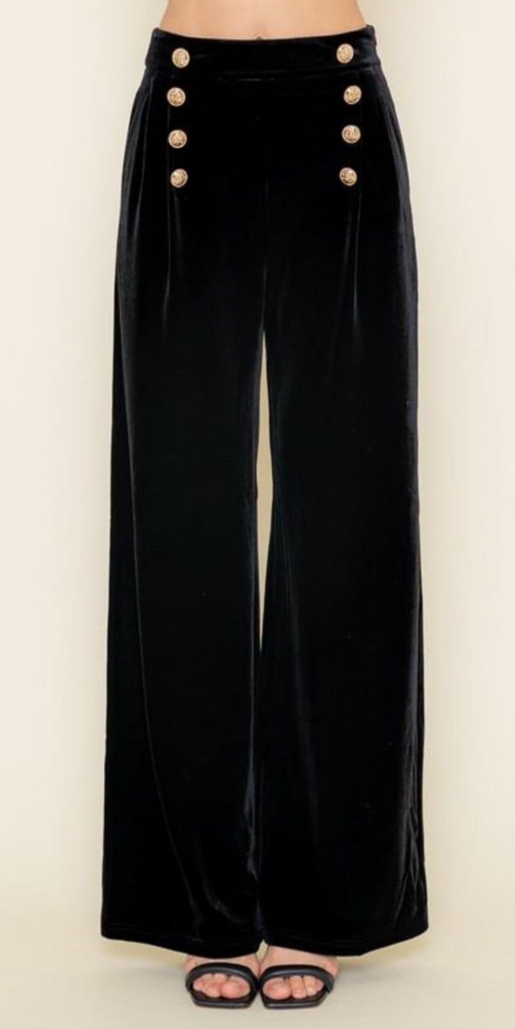 Pau Velvet Set Black