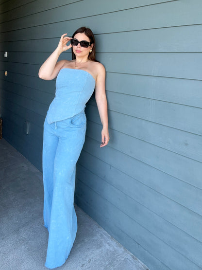 Vane baby blue set
