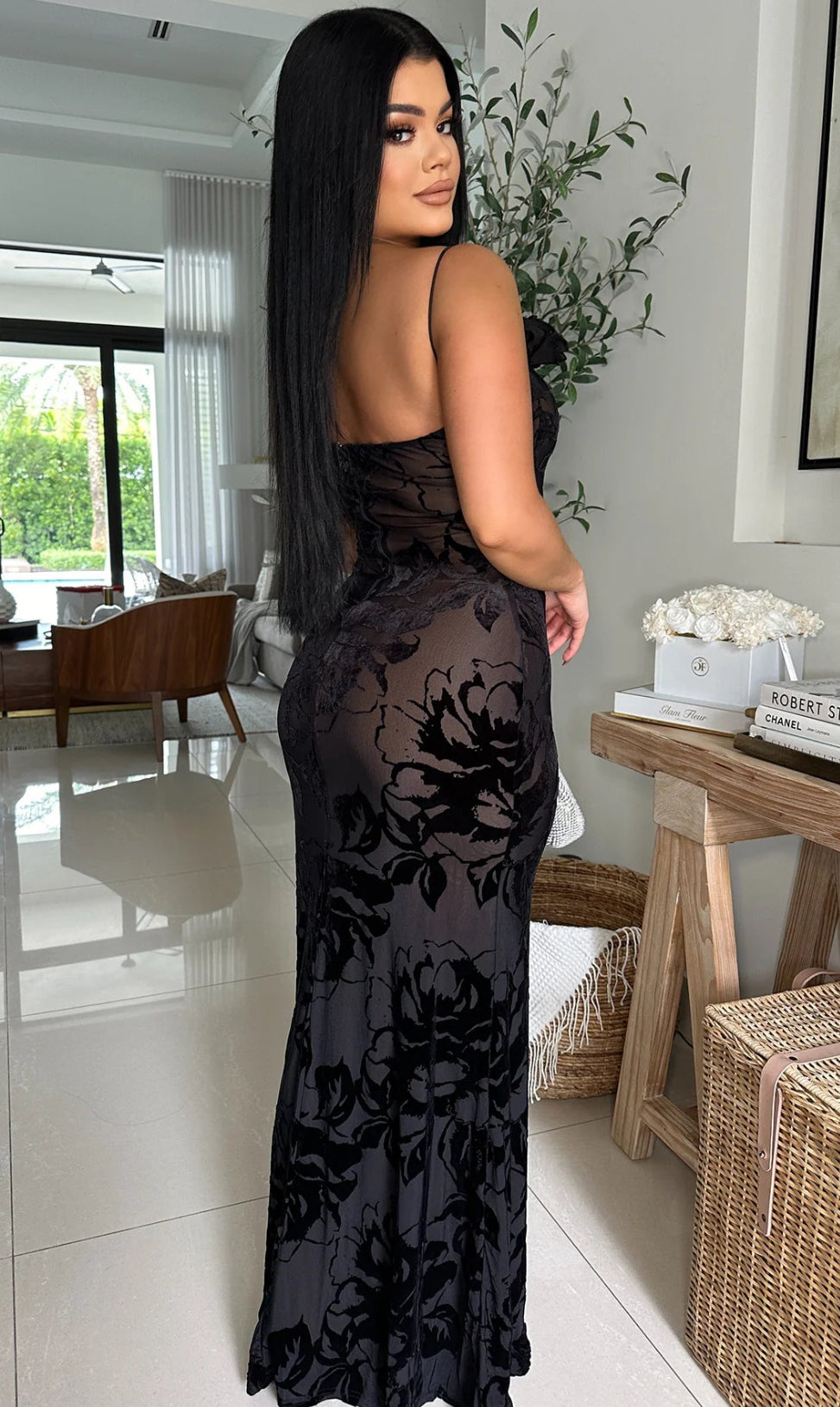 Priscilla Maxi Dress Black