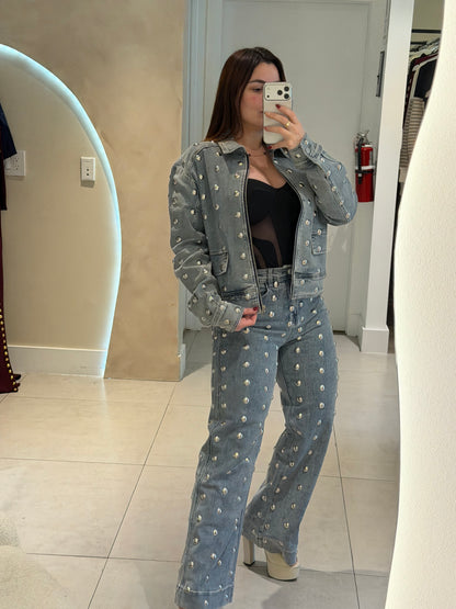 Denim Jacket set
