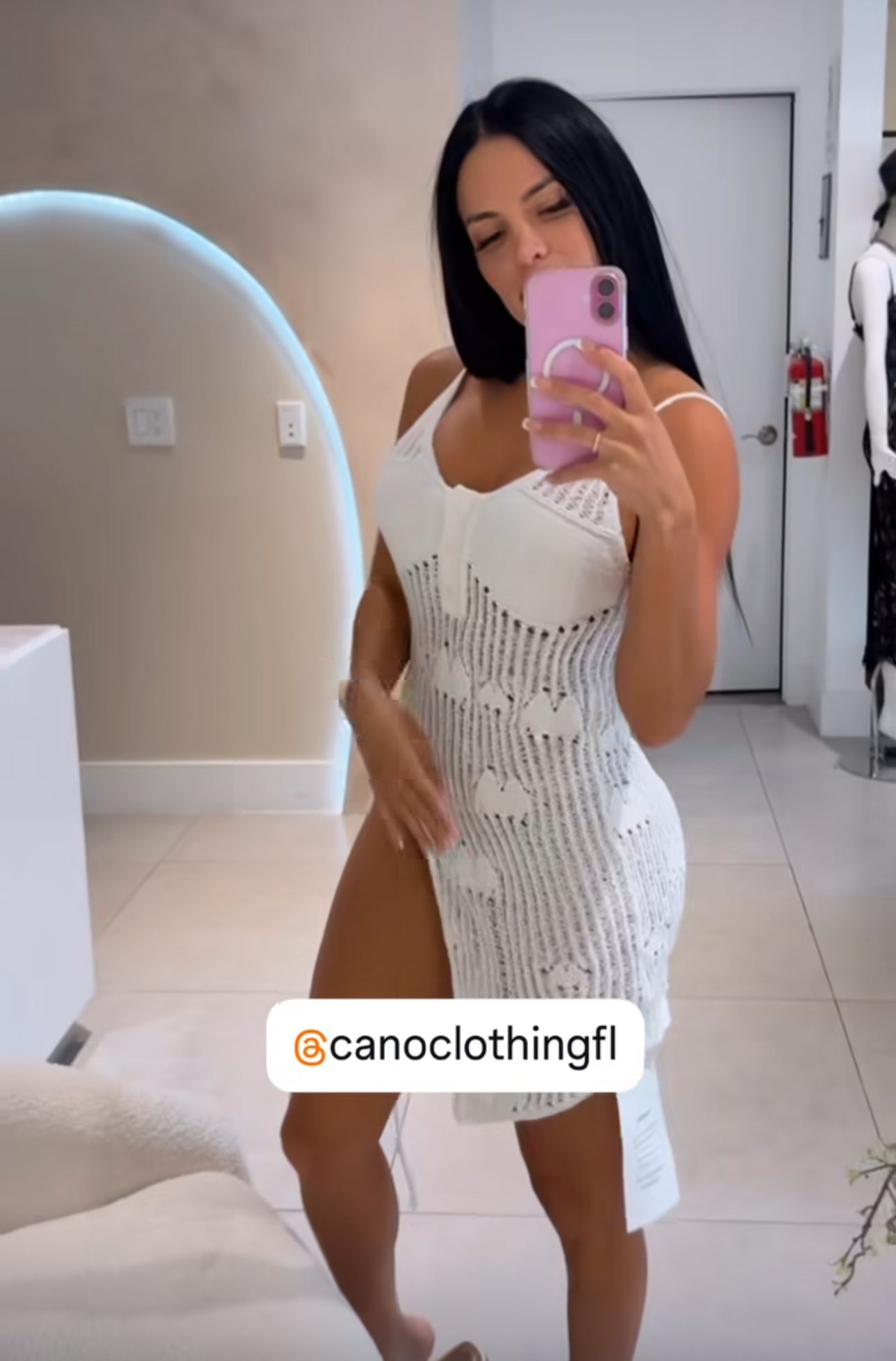 White dress