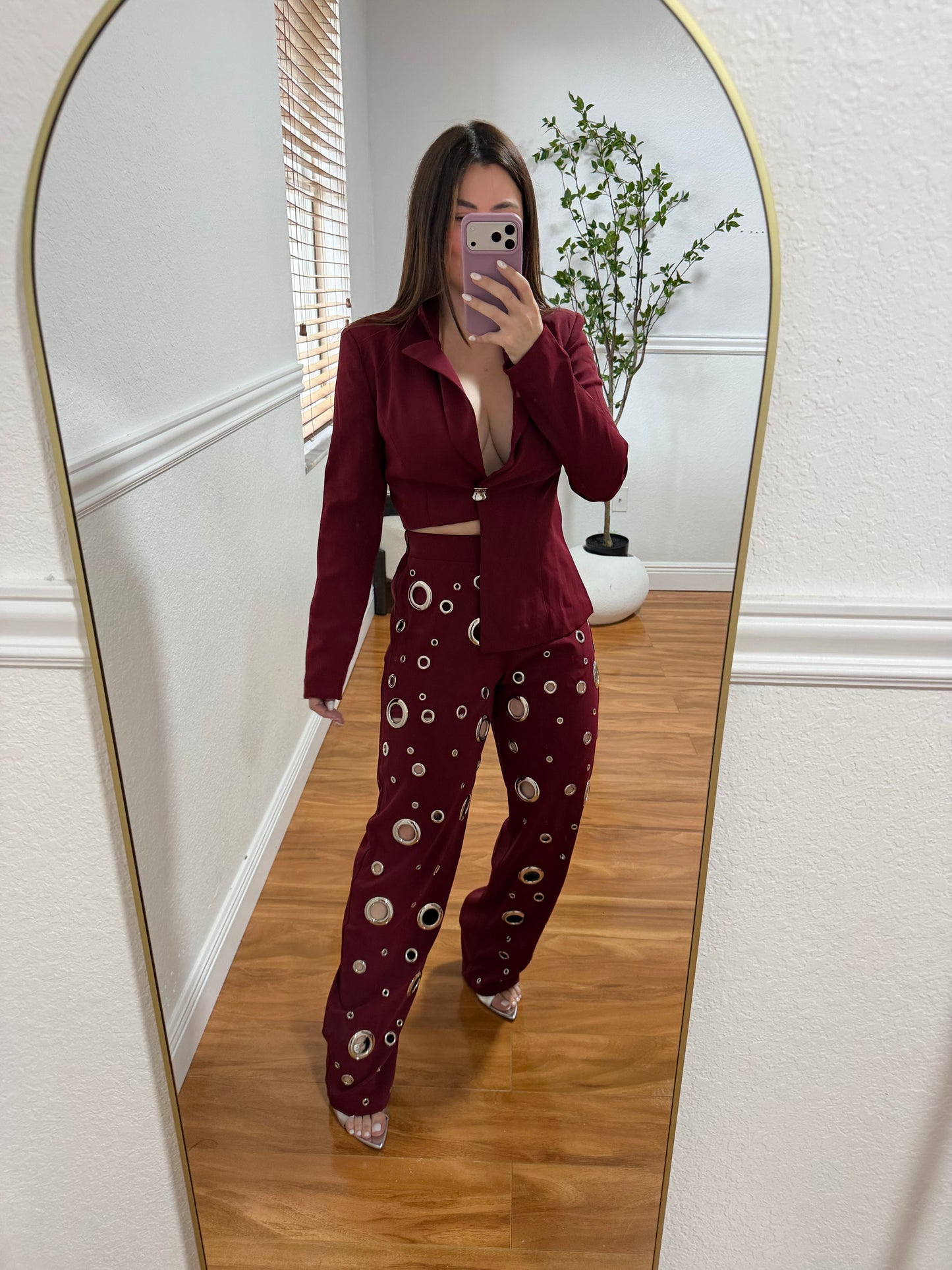 Ring Burgundy set
