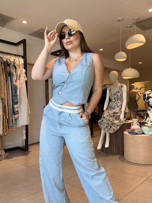 Paula denim set