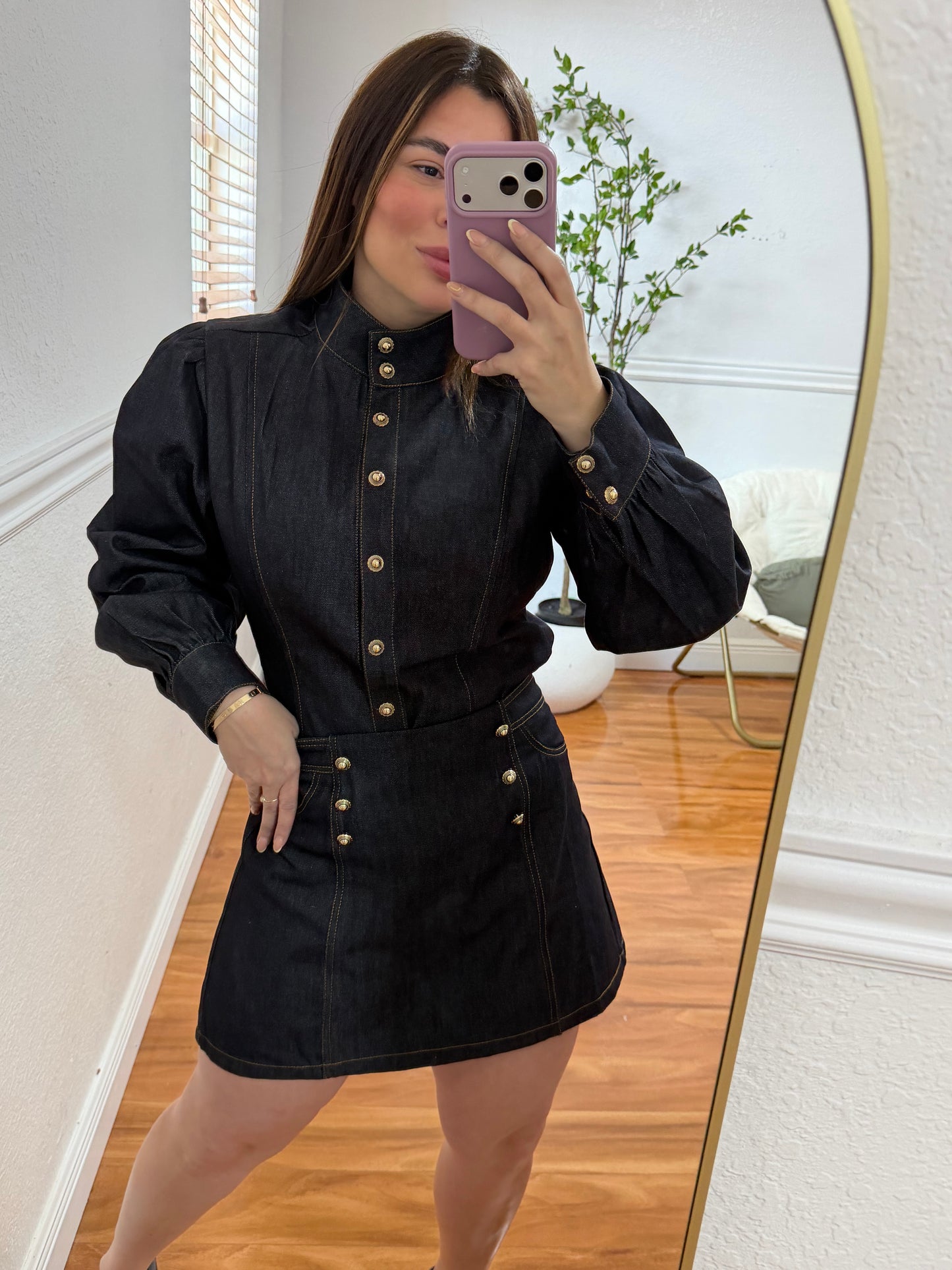 Skirt Denim set