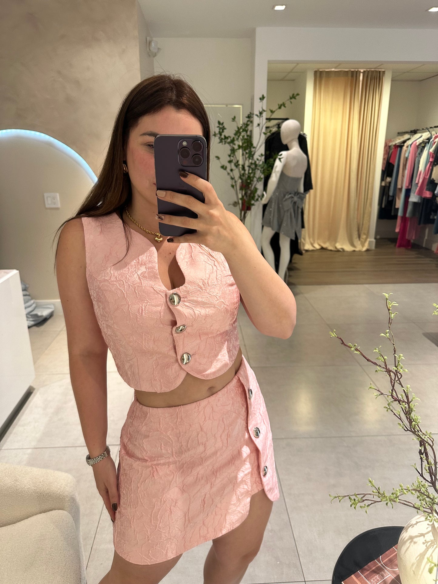 Aria skirt-short Set