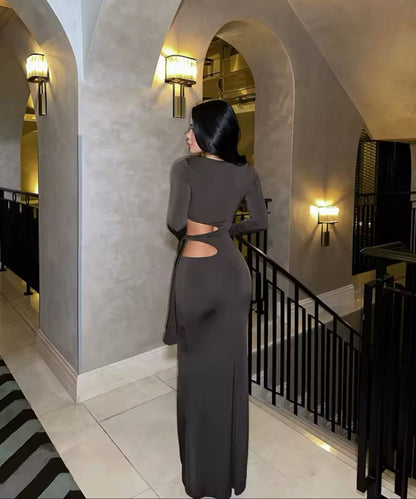 Brown Maxi Dress