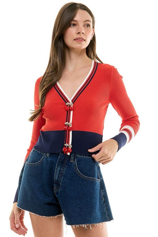Red & Blue Top