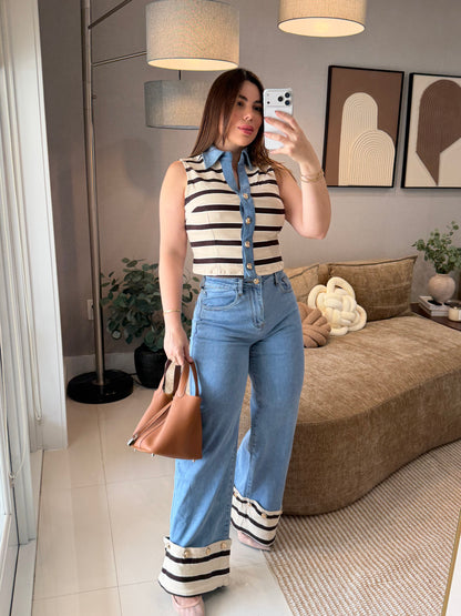 Denim line set