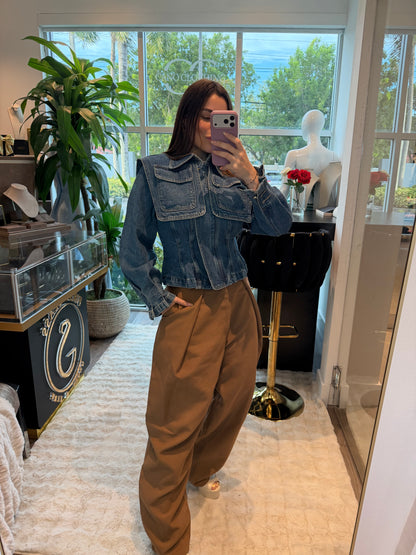 Denim Alaia jacket