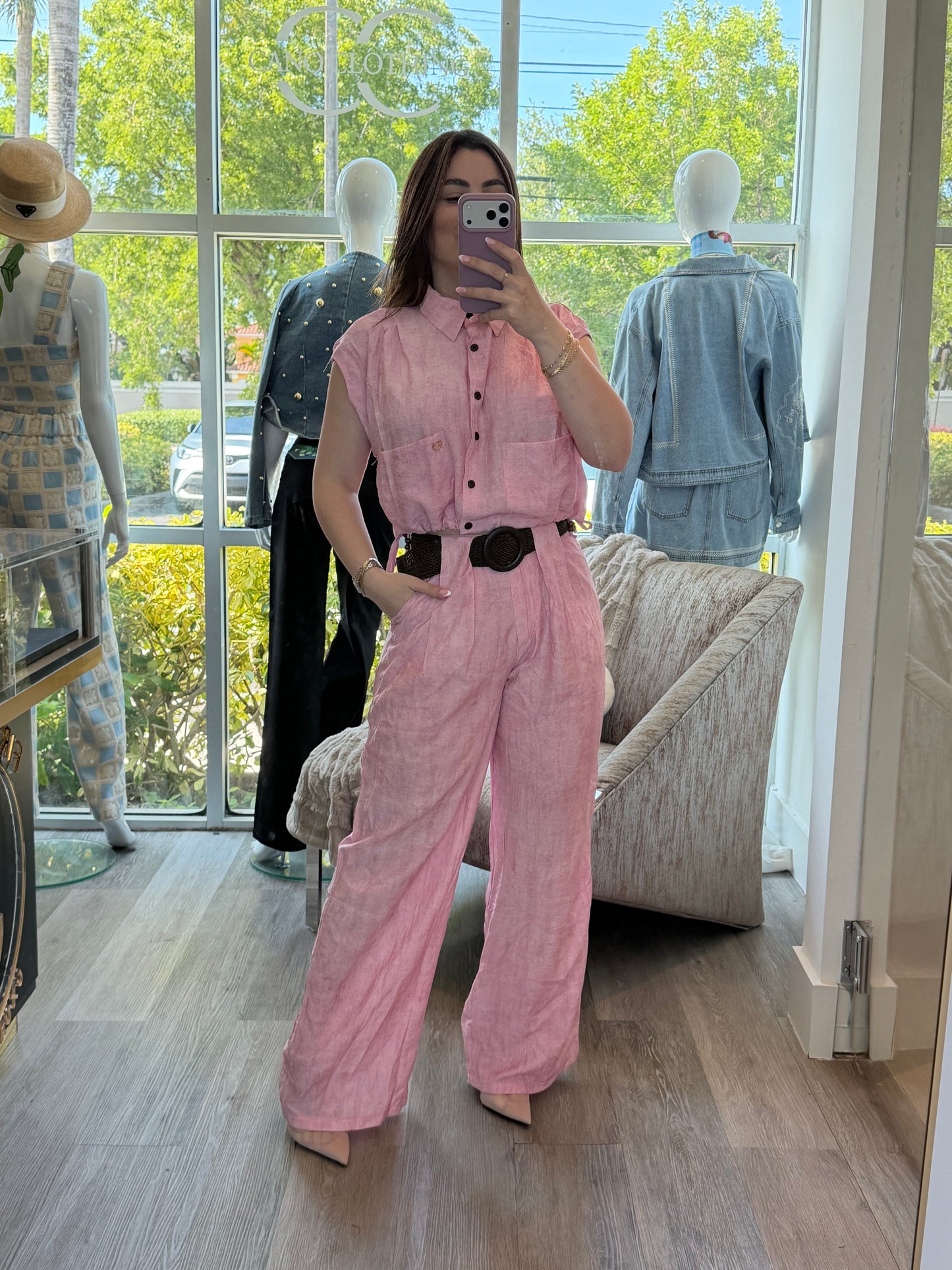 Lino Pink set