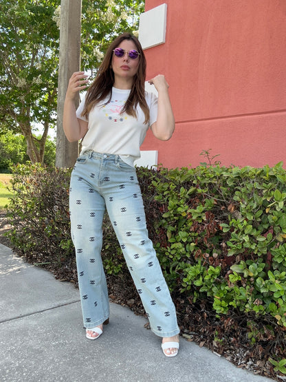 Denim jeans Chanel