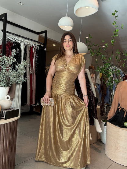 Gold Maxi dress