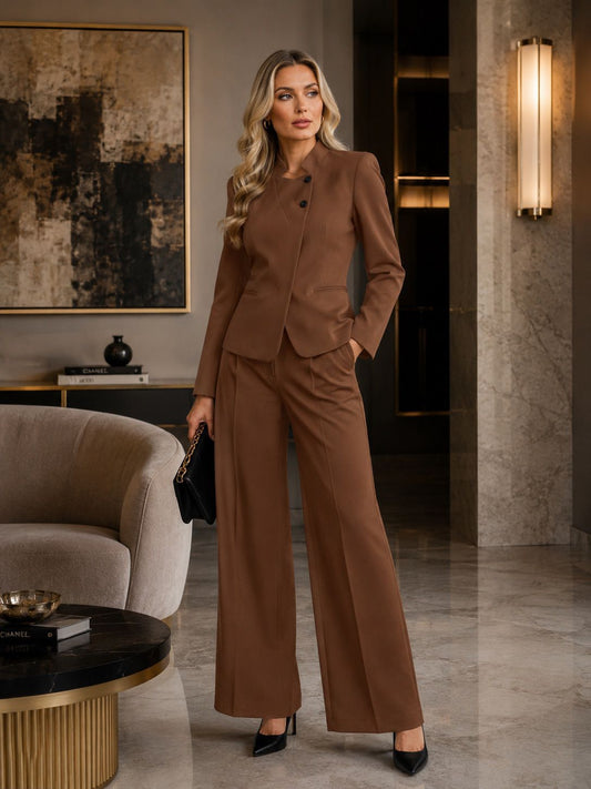 Blazer brown set