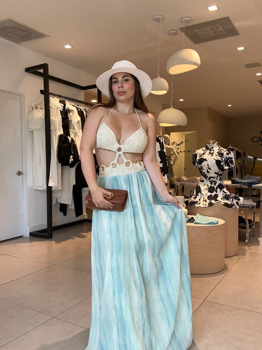 Luz celeste dress