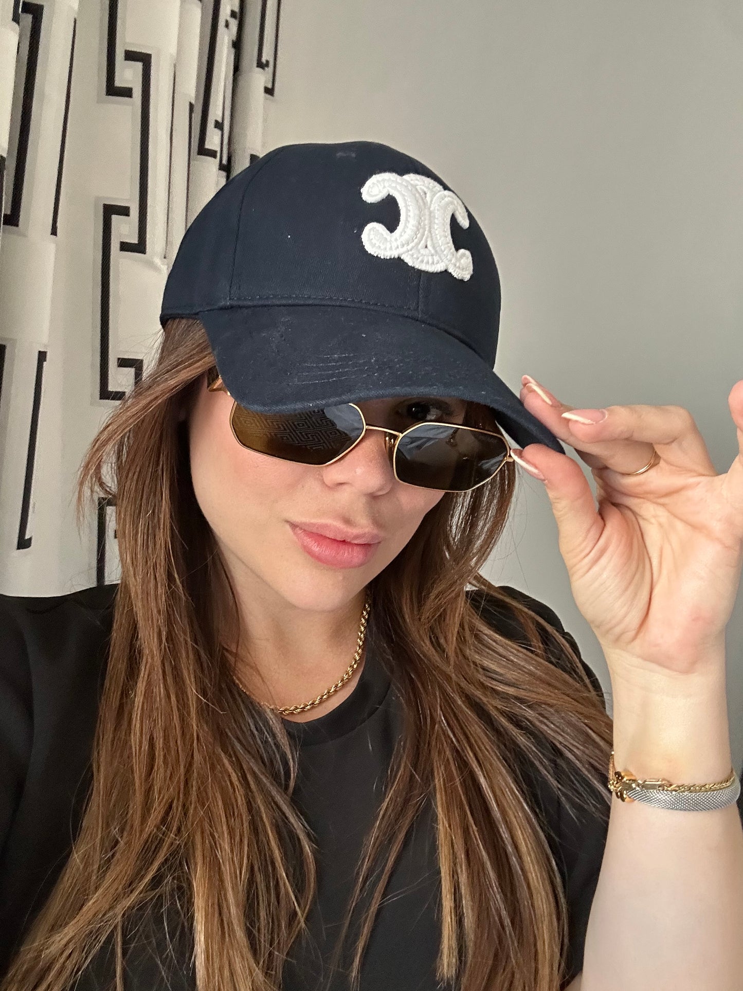 Cap blue Celine