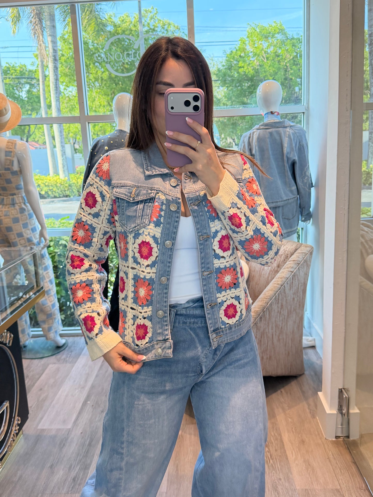 Crochet jacket