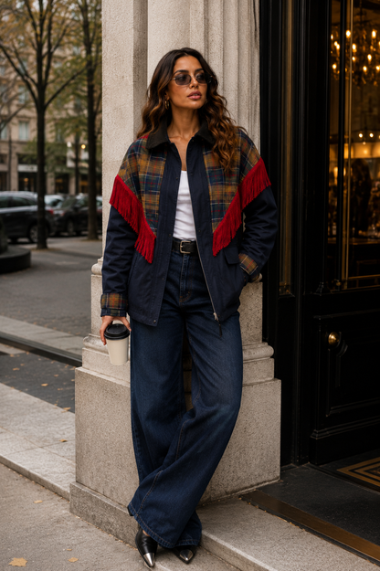 Scarlet Fringe Jacket