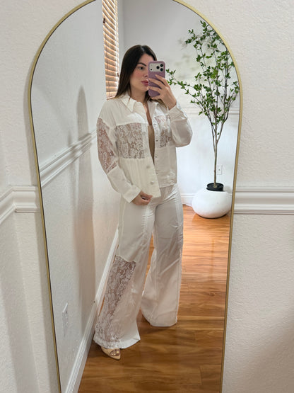 Lino lace set