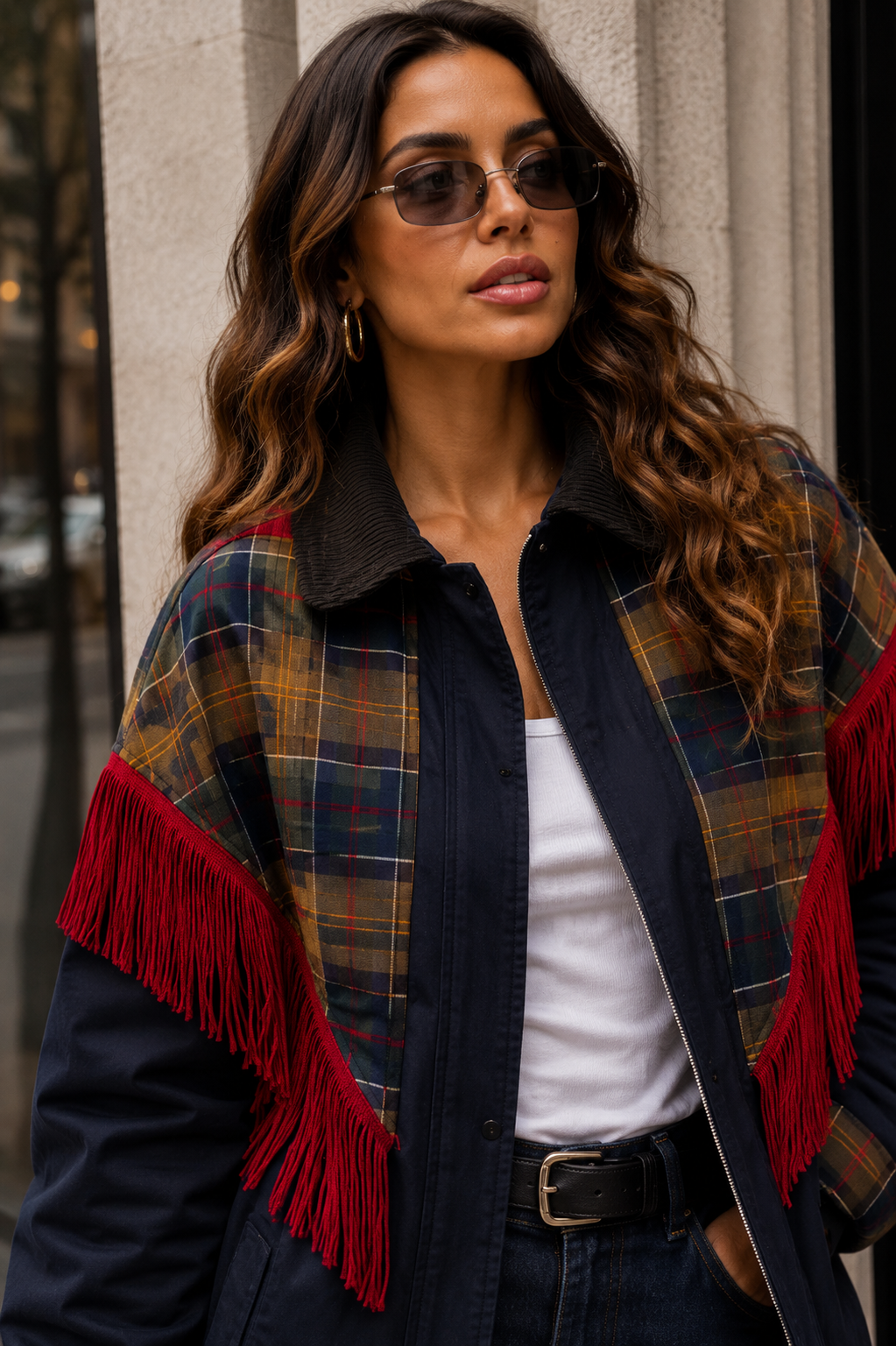 Scarlet Fringe Jacket