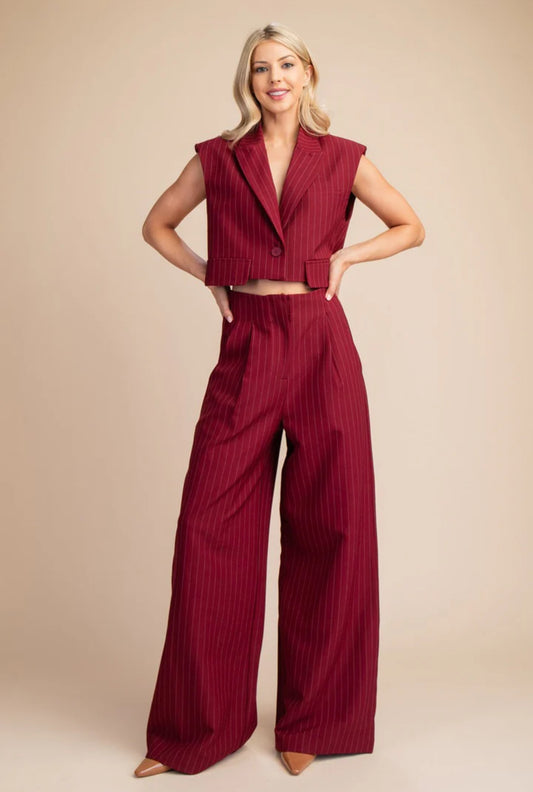 Hanna Burgundy Set
