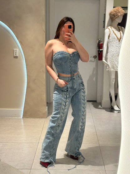 Denim Nudo set