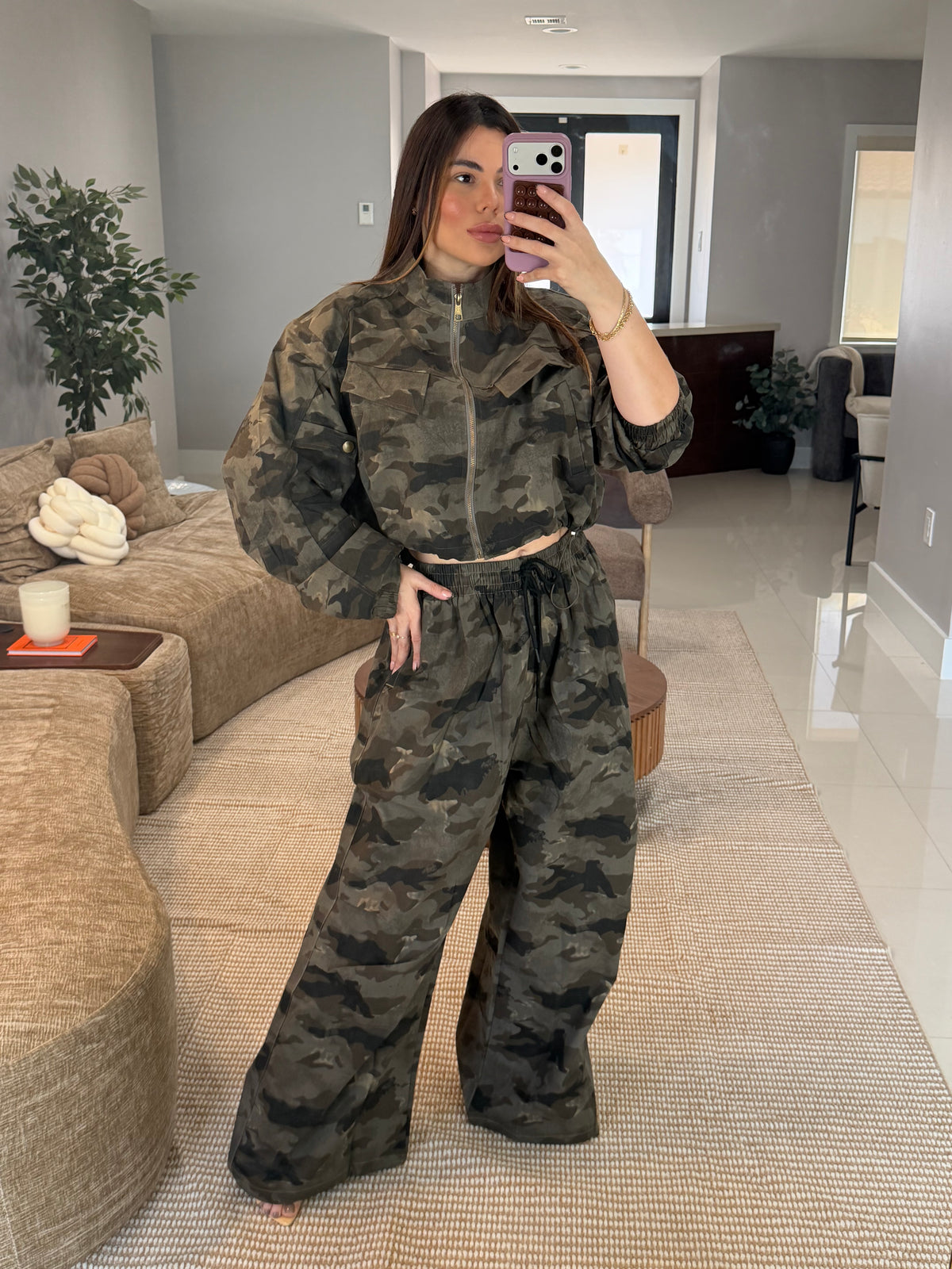 Olive Camo set