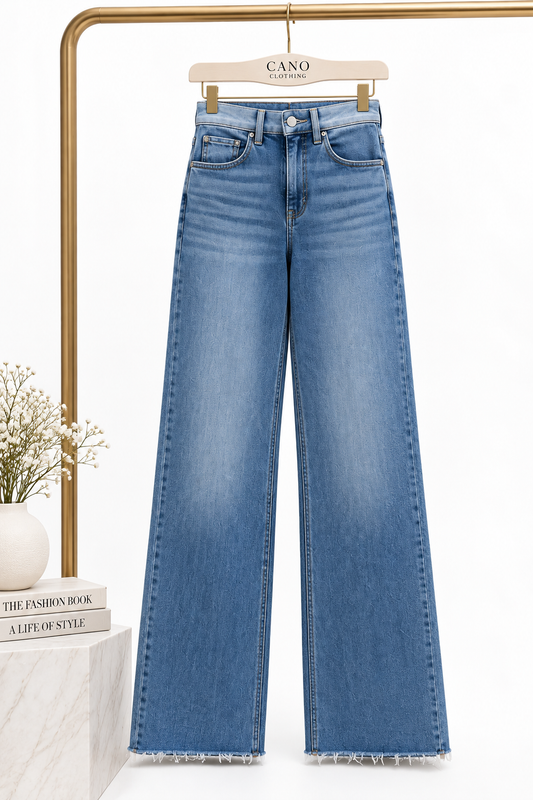 Wide leg Strech Jean