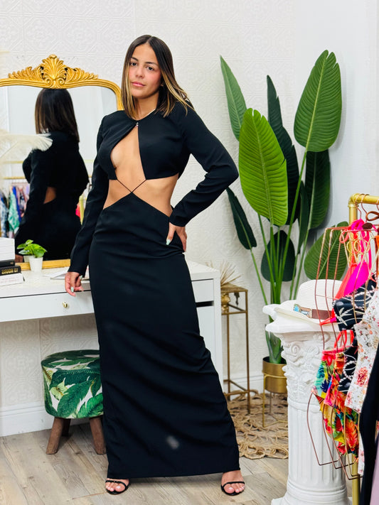 Agatha Maxi Dress in Black