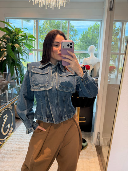 Denim Alaia jacket