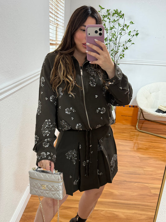 Skirt jacket set