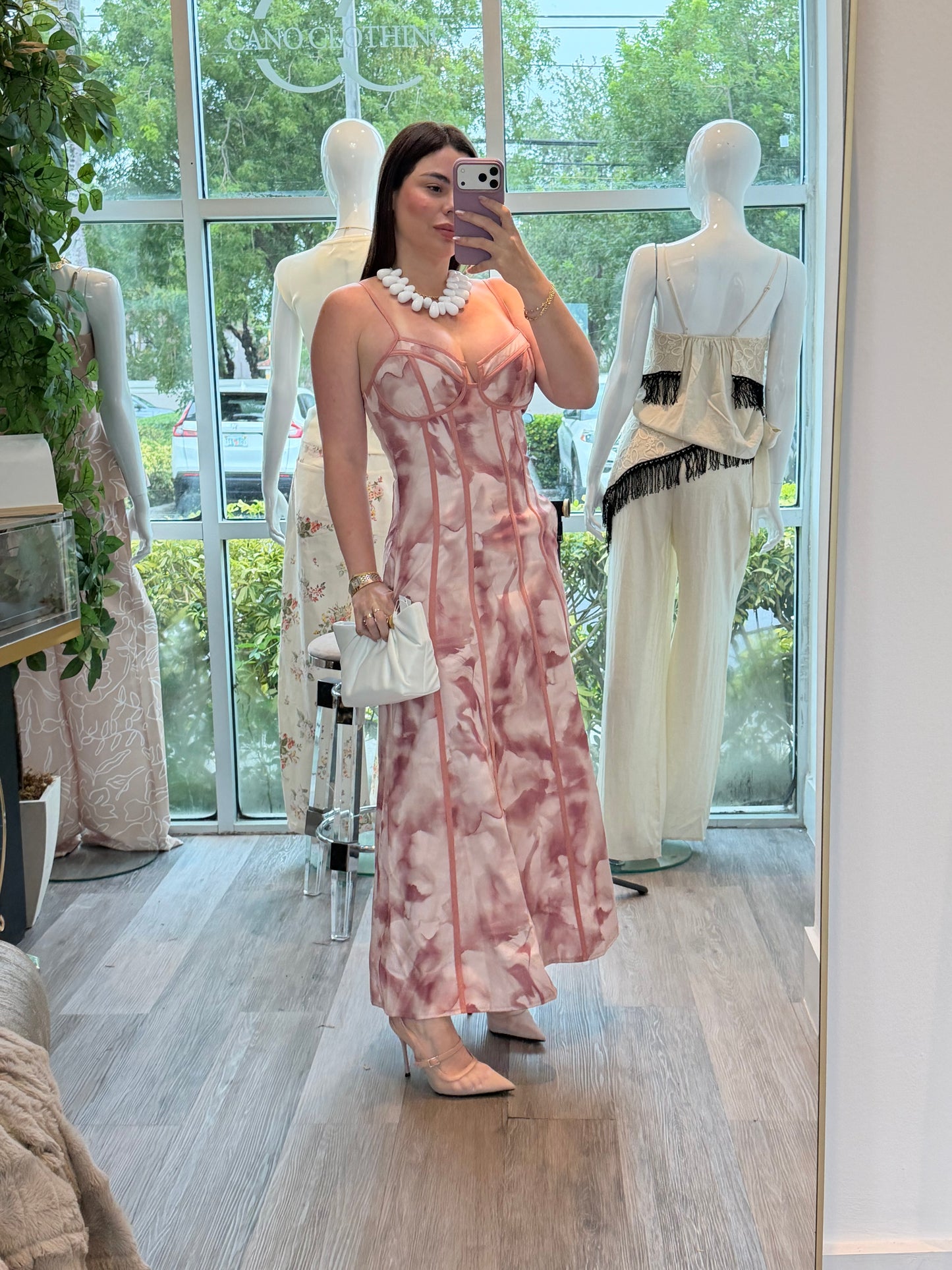 Blossom pink dress