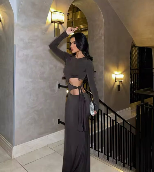 Brown Maxi Dress