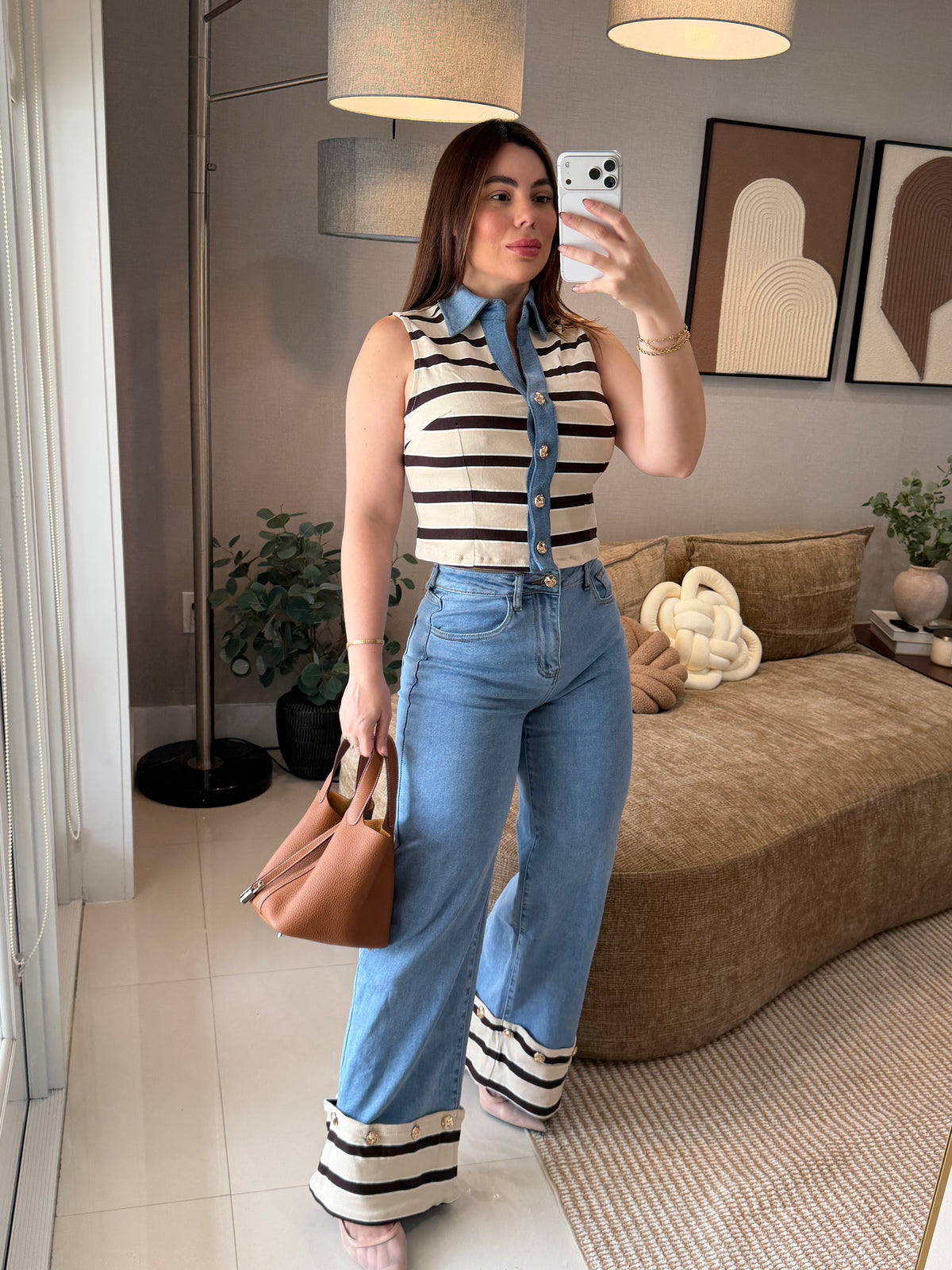 Denim line set
