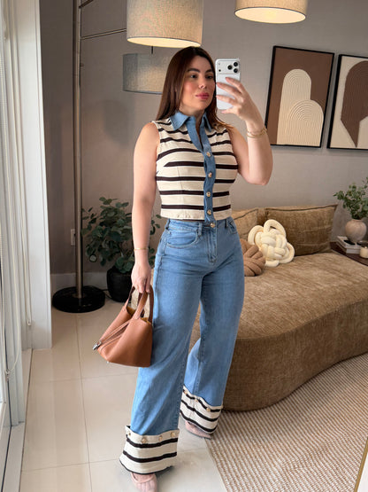 Denim line set