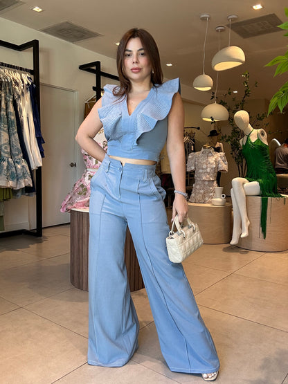 Blue set two pieces