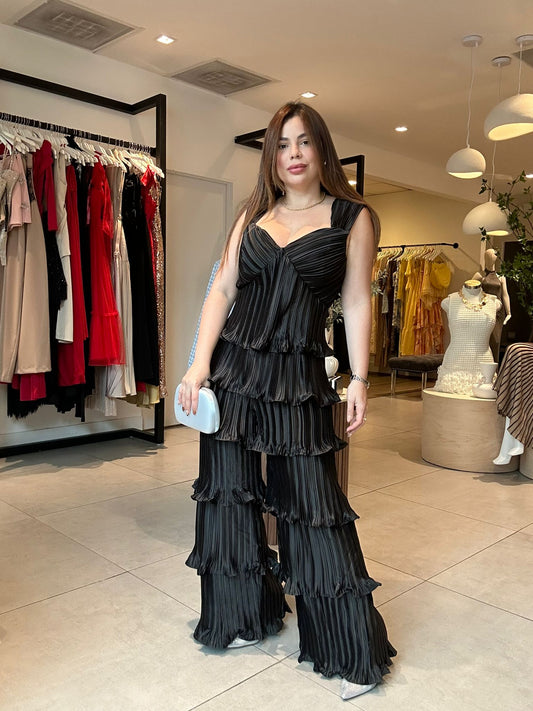 Yhana Black Jumpsuit