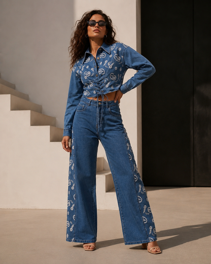 Bandana Denim set