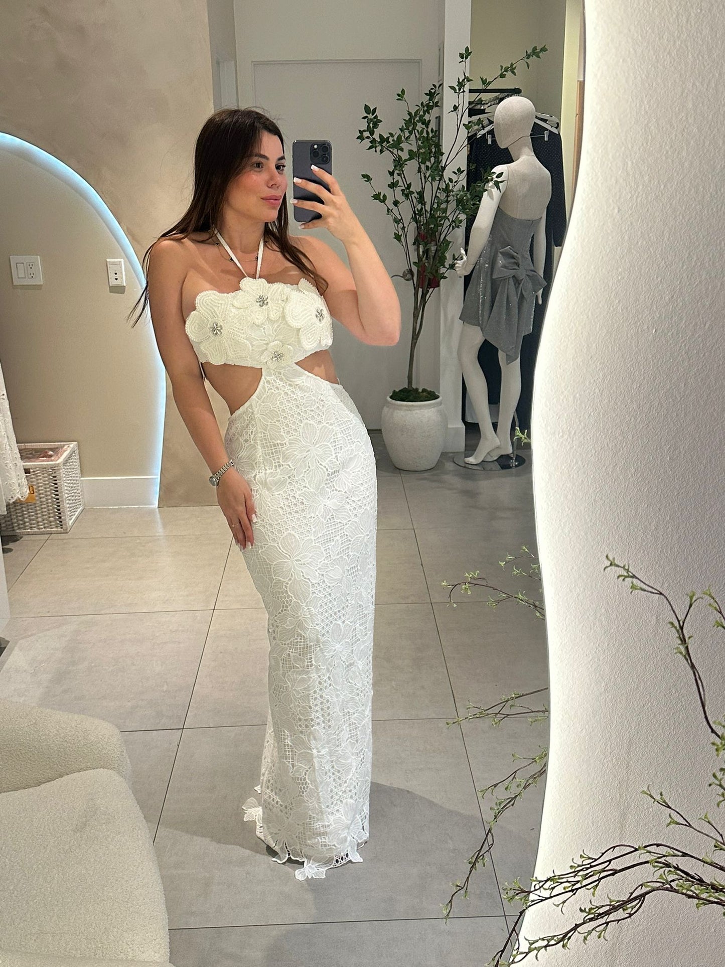 White dress