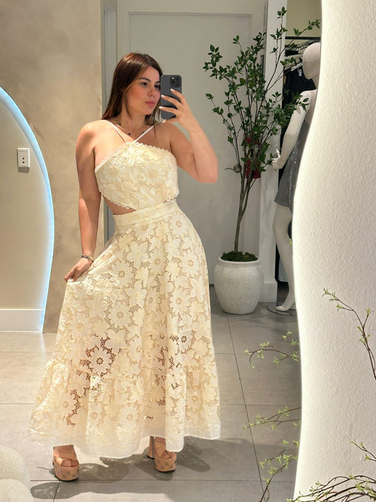 Floral maxi dress