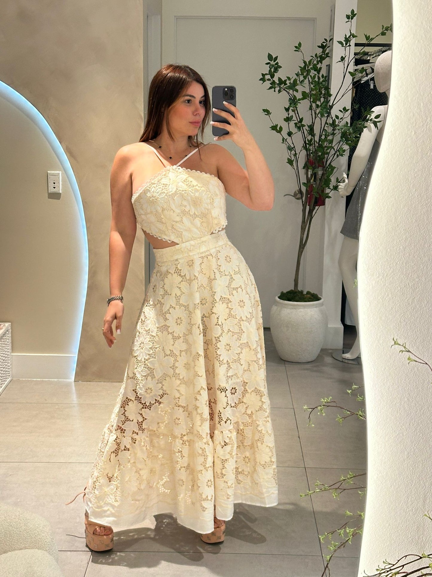 Floral maxi dress