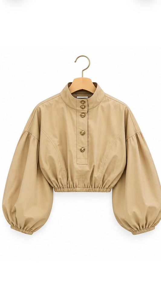 Balloon Sleeve Blouse