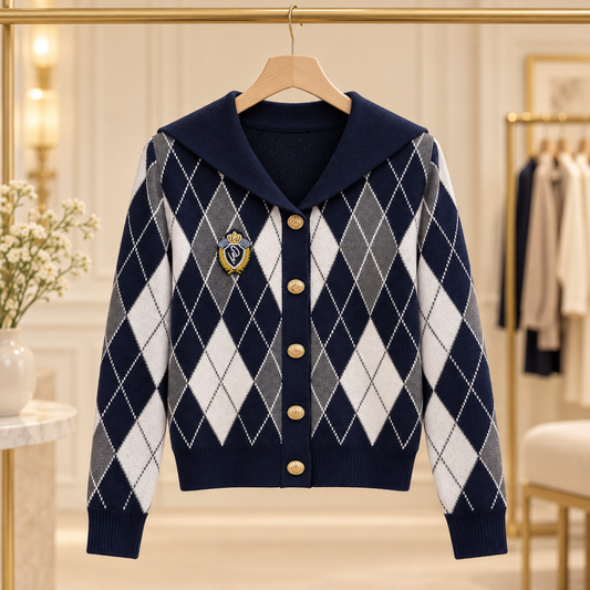 Cárdigan Royal Argyle