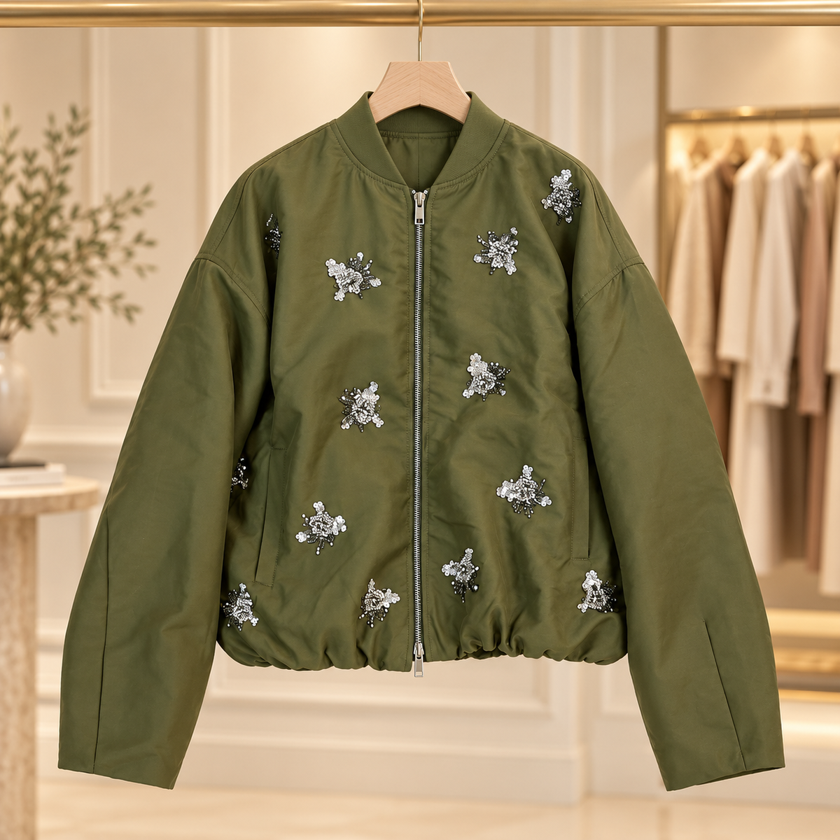 Bomber Olive Spark