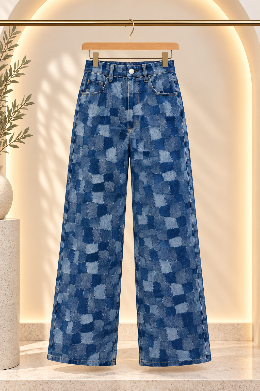 Indigo Mosaic Jeans