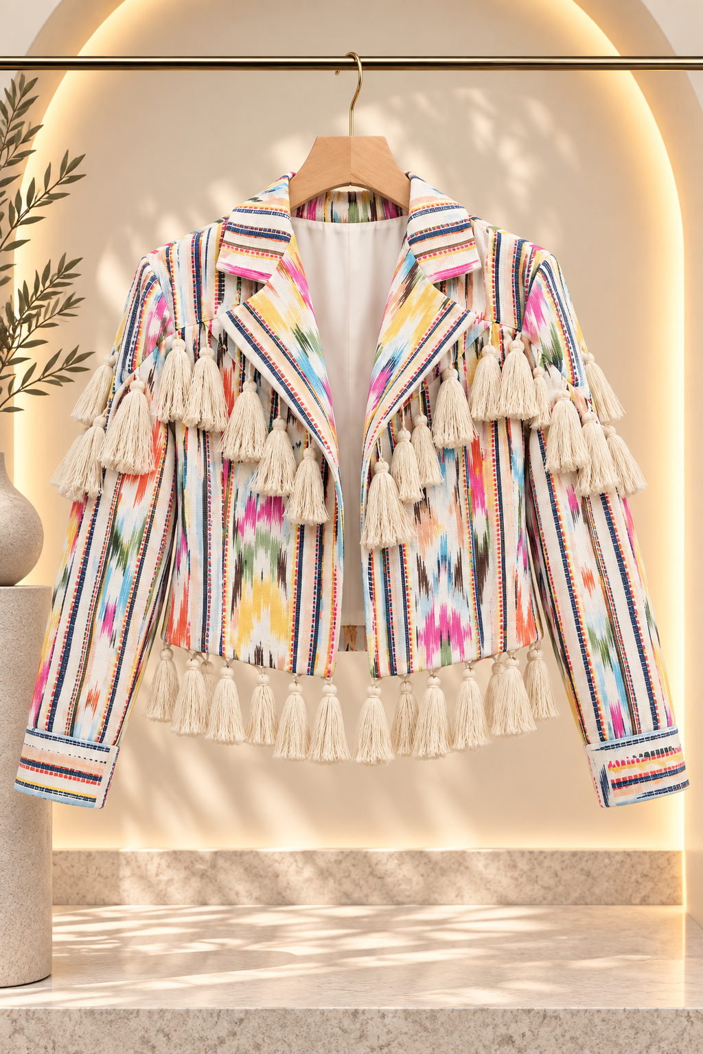 Santorini Fringe Jacket