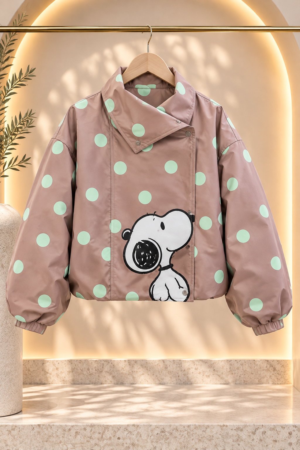 Jacket Mint Snoopy